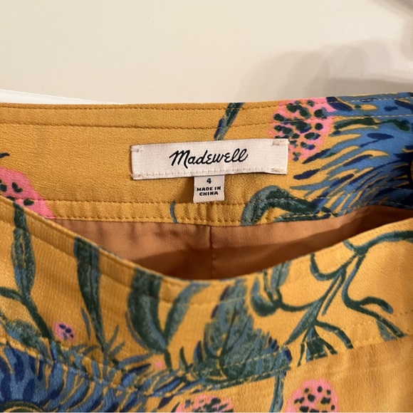 Madewell Silk Side-Button Midi Skirt - Picture 6 of 7